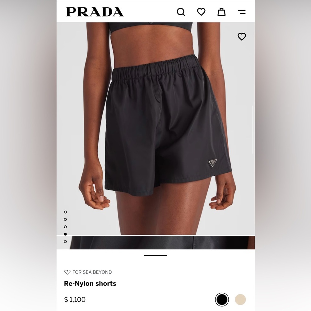 SOLD❤️Prada re nylon shorts